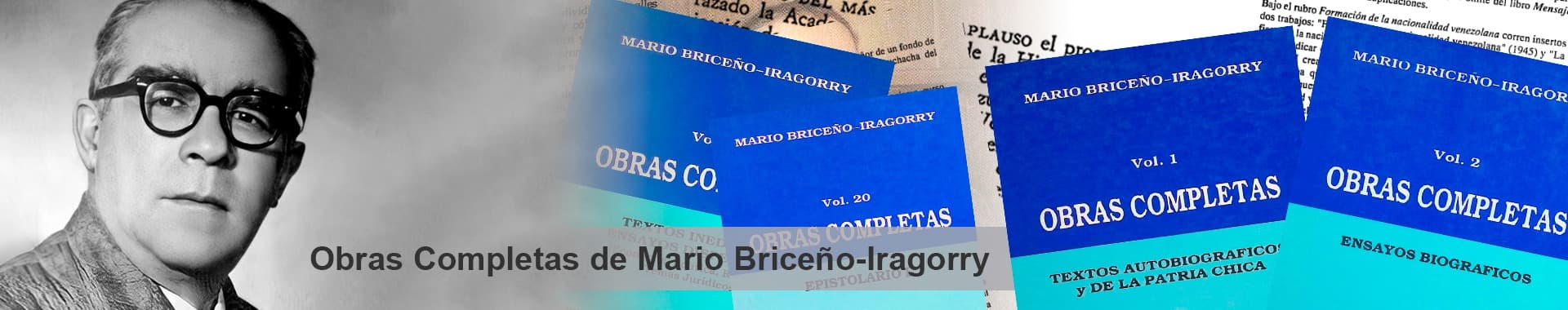 Obras Completas de Mario Briceño-Iragorry
