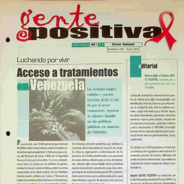 Gente positiva ENE 2001-2002 N°1