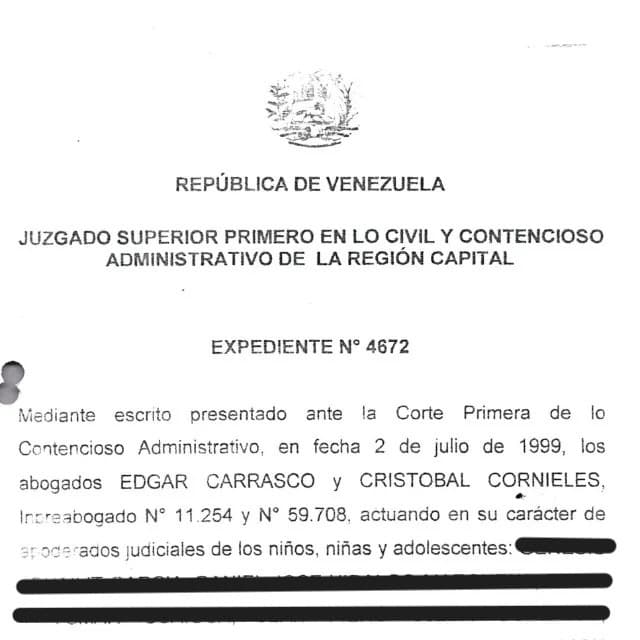 Juzgado Superior I Exp 4672 1999