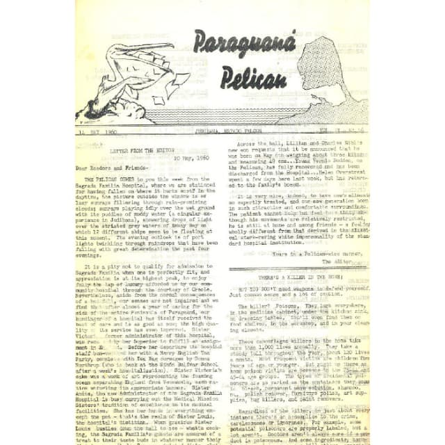 Pelicano de Paraguana - 14 May 1960