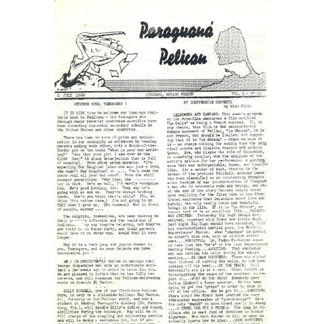 Pelicano de Paraguana - 2 Jul 1960