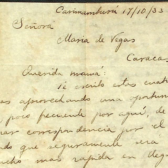 Archivo Rafael Vegas - 1933