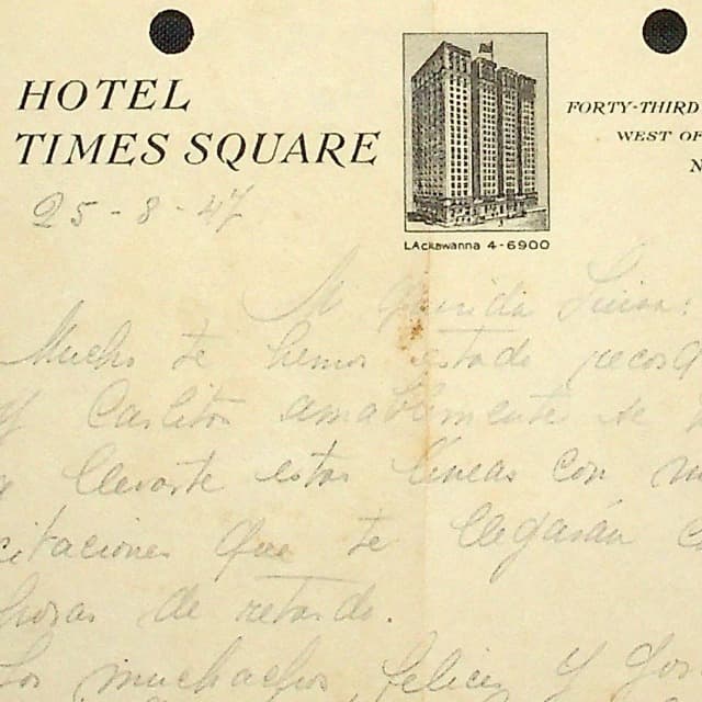 Archivo Rafael Vegas - 1947