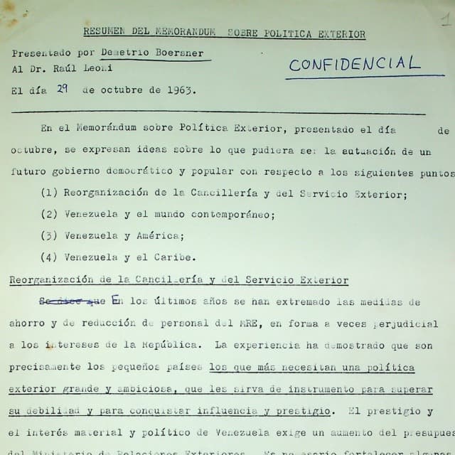 Documentos oficiales 1963