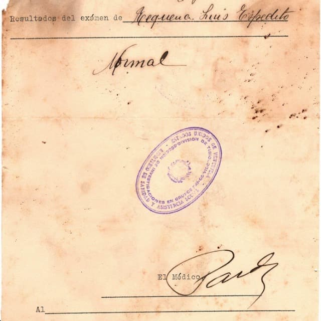 Archivo Rafael Vegas - Notas: Junta de Menores