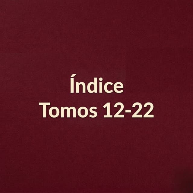 AUDIENCIA DE CARACAS INDICES 2 TOMOS 12-22