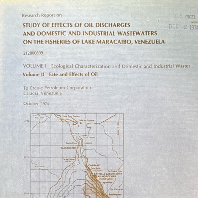 Study of Effects of Oil Discharges