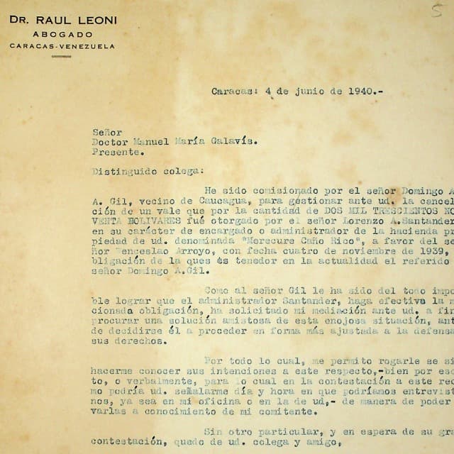 Cartas 1940 Cartas 1940